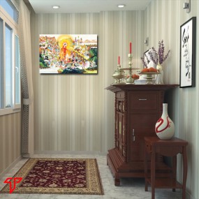 Tranh phật giáo tây phương tiếp dẫn